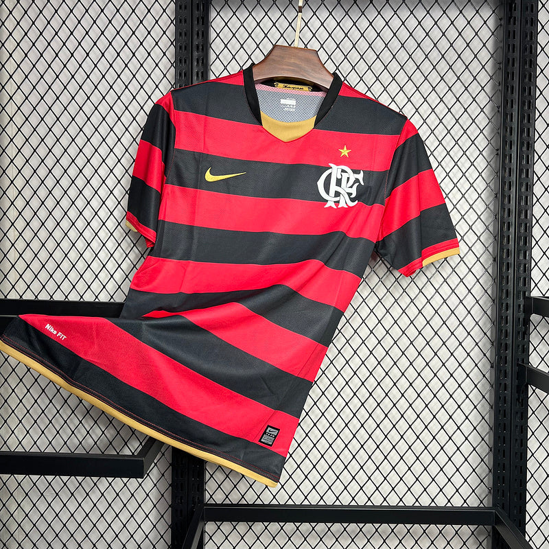 Camiseta Flamengo l Retro 2007/08 - tejido y acabado