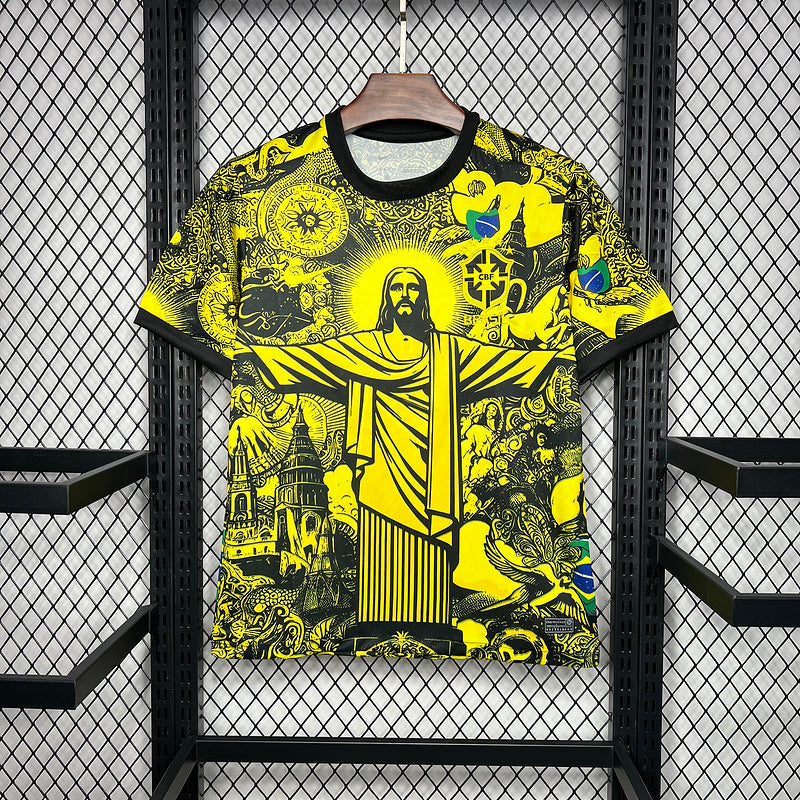 Camiseta 24∕25 Seleção Brasil Edição Especial Amarelo - foto principal