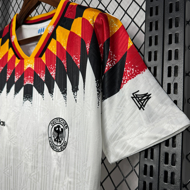 Camiseta Alemanha l Retro 1994 - detalle de la manga