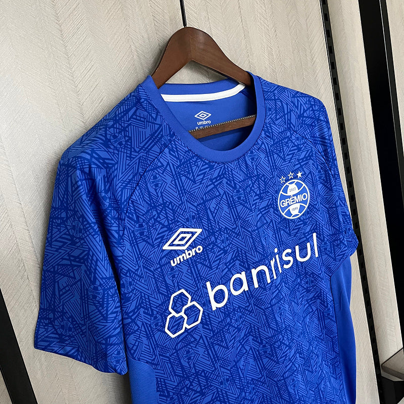 Camiseta 24/25 Gremio Treino - Azul - vista trasera