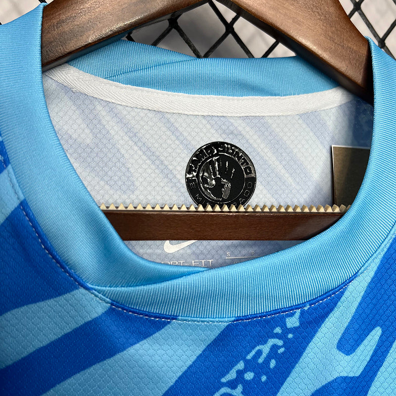 Camiseta 24/25 Corinthians Goleiro - Azul - vista trasera