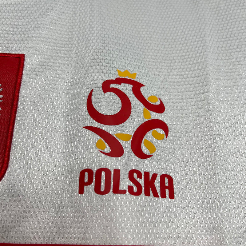 Camiseta Seleção Polonia l Retro 2012 - vista trasera