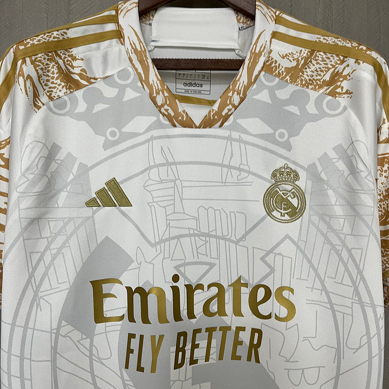 Camiseta 24∕25 Real Madrid Special Edition Platinum - detalle de la manga