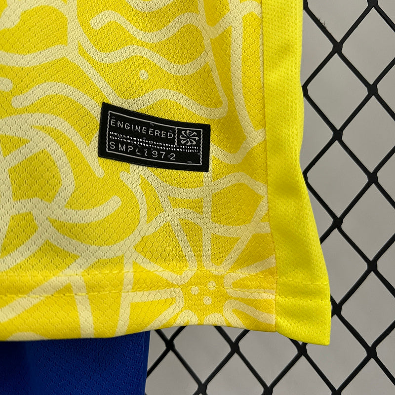 Kids Seleção Brasil l 24/25 - detalle del cuello