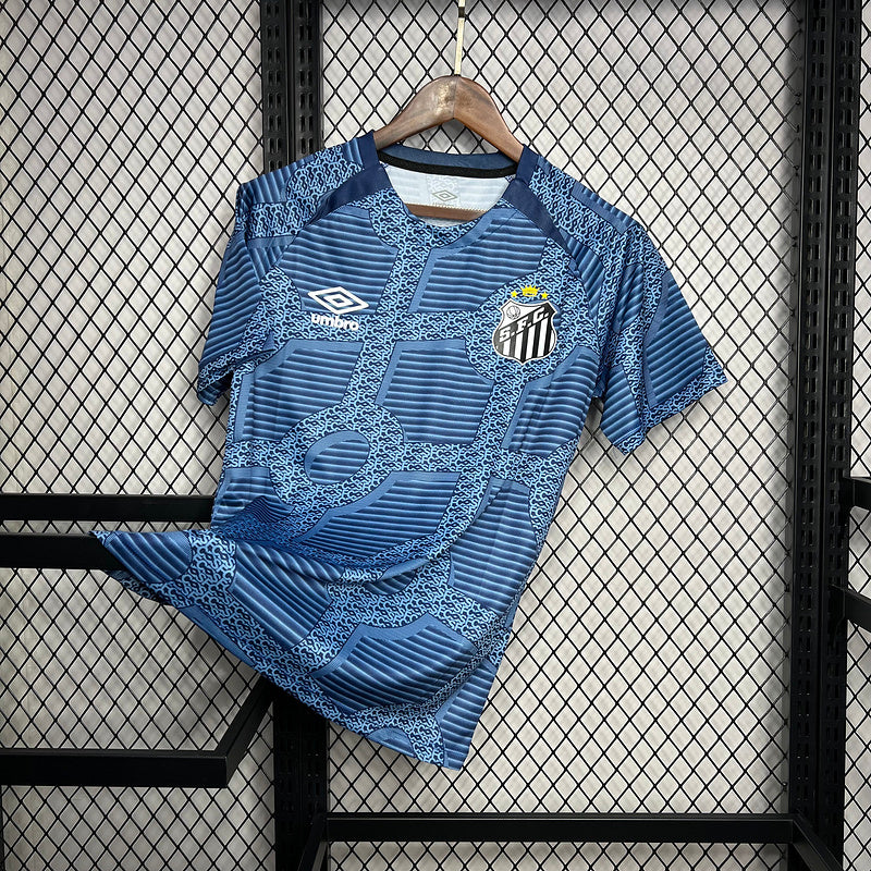Camiseta 24∕25 Santos Treino - detalle del cuello