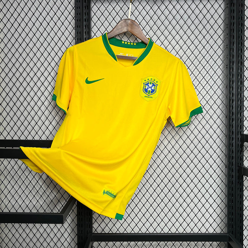 Camiseta Brasil l Retro 2006 - detalle de la manga