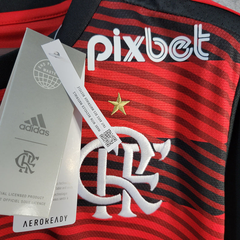 Camiseta 22∕23 Flamengo - detalle del cuello