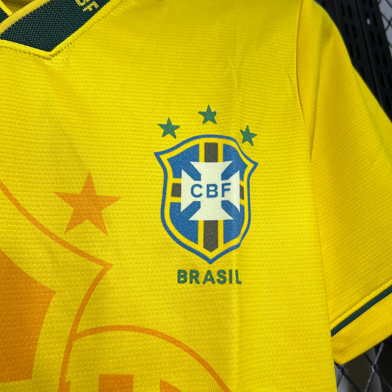 Camiseta Brasil l Retro 1994/95 - detalle de la manga
