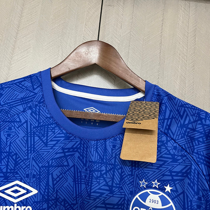 Camiseta 24/25 Gremio Training- Azul - detalle de la manga