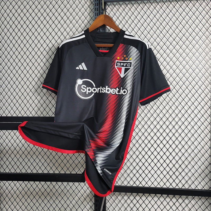 Camiseta 23∕24 Sao Paulo ll - detalle del cuello
