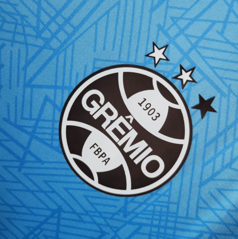 Camiseta 24/25 Gremio Treino - Azul claro - detalle de la manga