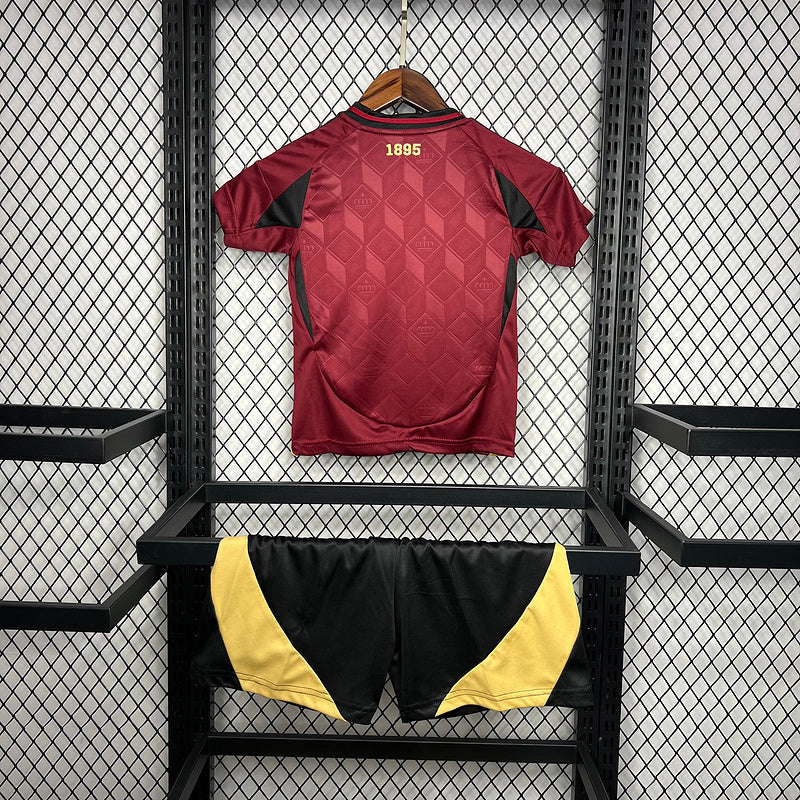 Kids Seleção Belgica l 2024∕25 - detalle del cuello