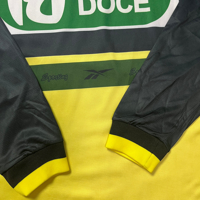 Camiseta Sporting 99/00 Long Sleeve - Away Retro - vista trasera
