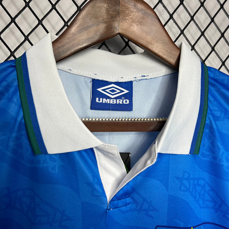 Camiseta Brasil ll Retro 1991/93 - detalle de la manga