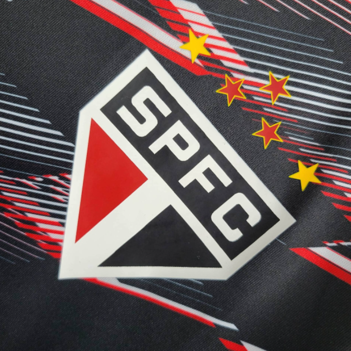 Camiseta 24∕25 São Paulo Pré Jogo - detalle de la manga