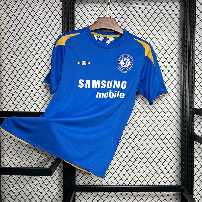 Camiseta Chelsea l Retro 2005/06 - tejido y acabado