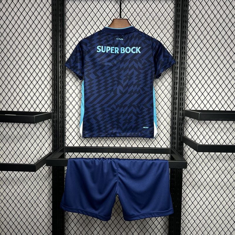 Kids FC Porto ll 24/25 Azul - detalle del cuello