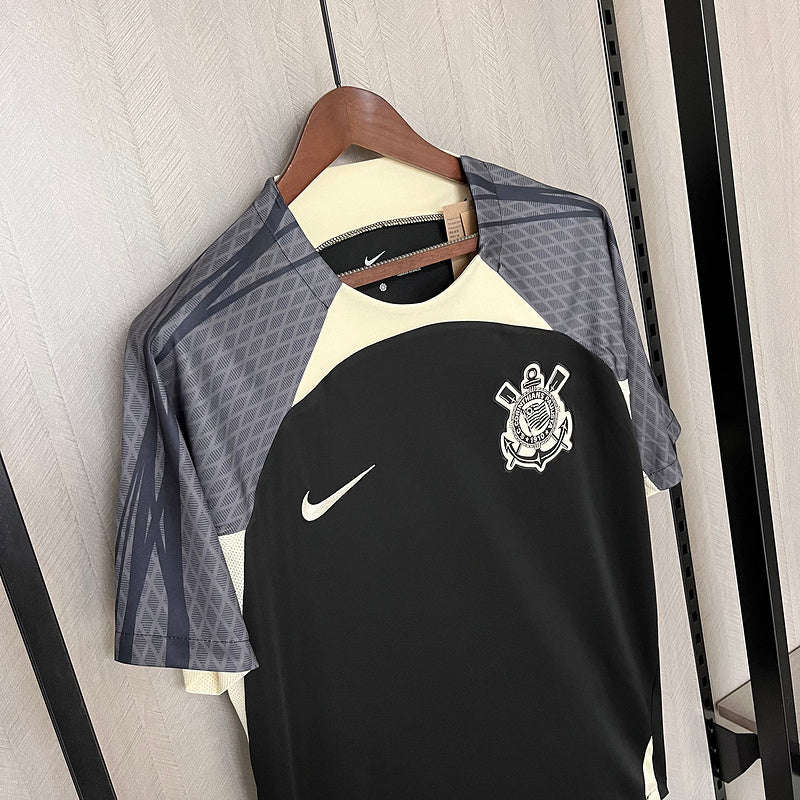 Camiseta 24/25 Corinthians Treino - detalle de la manga