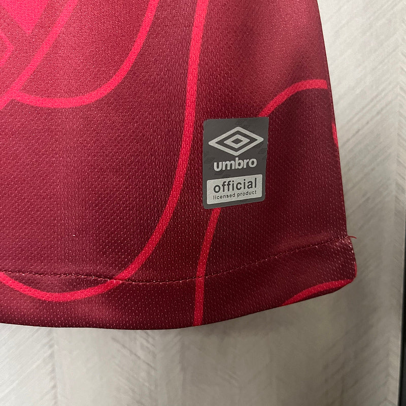 Camiseta 23∕24 Fluminense Vermelho - detalle de la manga