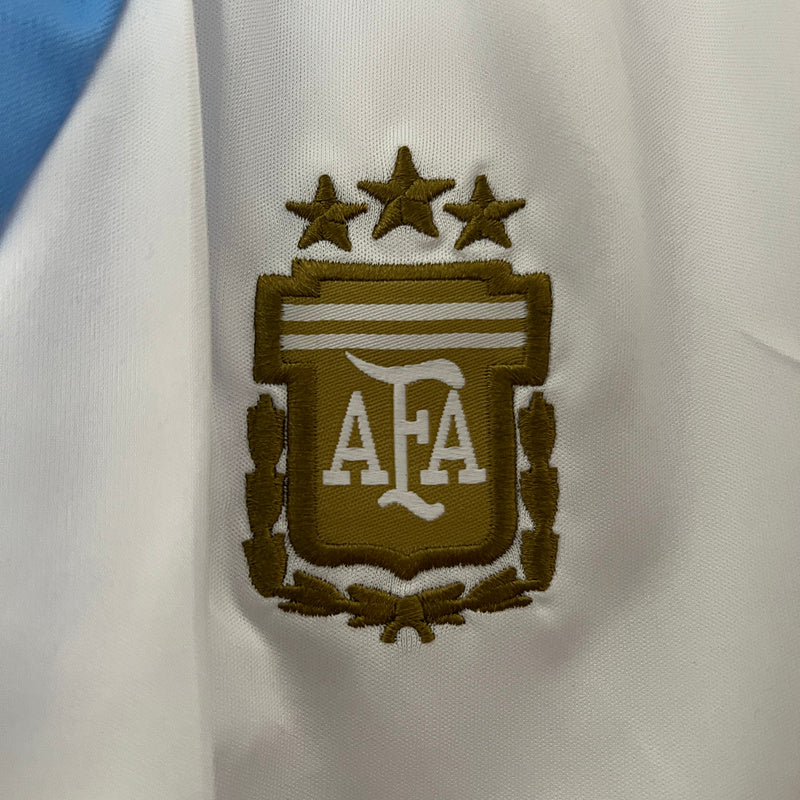 Kids Argentina 24/25 Adidas - Azul - vista trasera