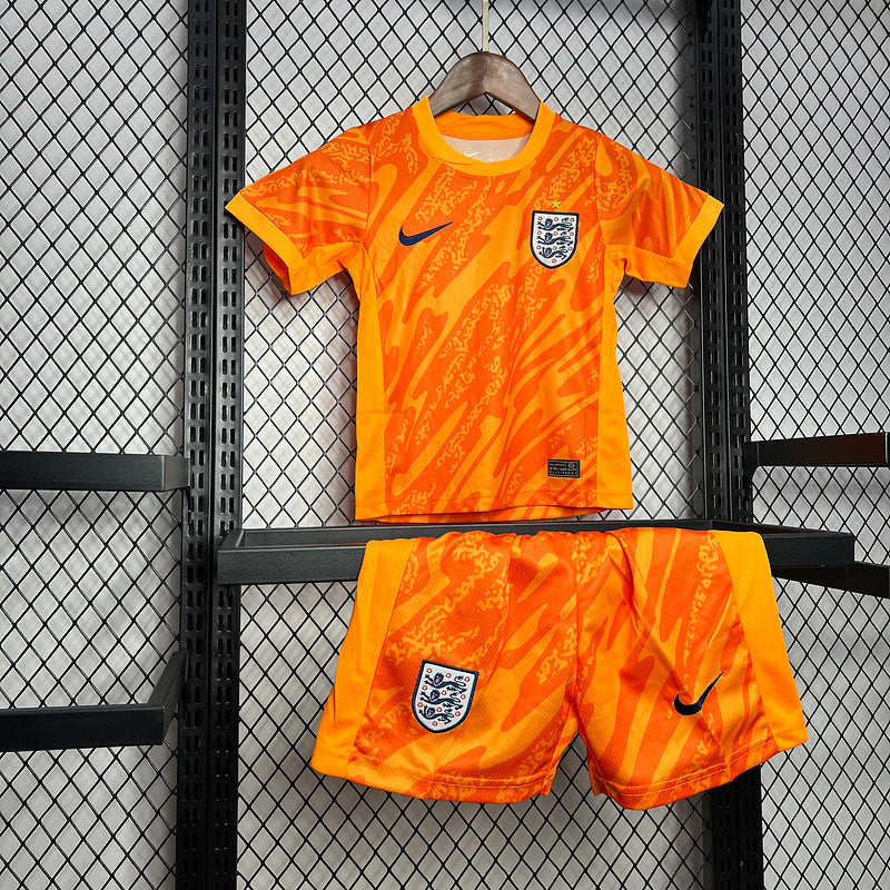 Kids Seleção da Inglaterra Goleiro 2024∕25 - tejido y acabado