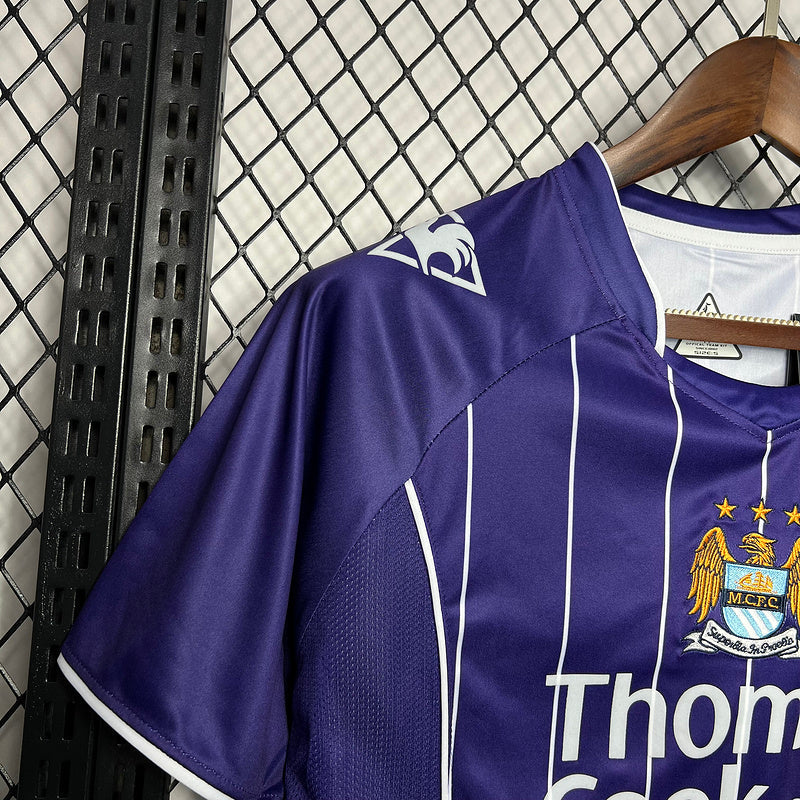 Camiseta Manchester City ll Retro 2007/08 - tejido y acabado