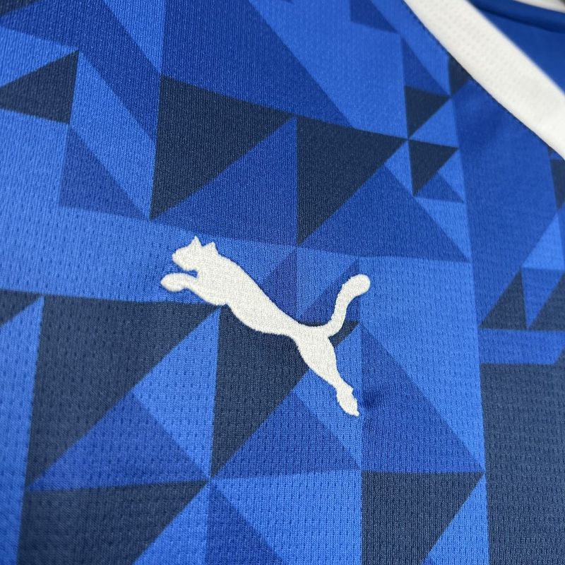 Camiseta Al Hilal I 24/25 - Azul - detalle del cuello