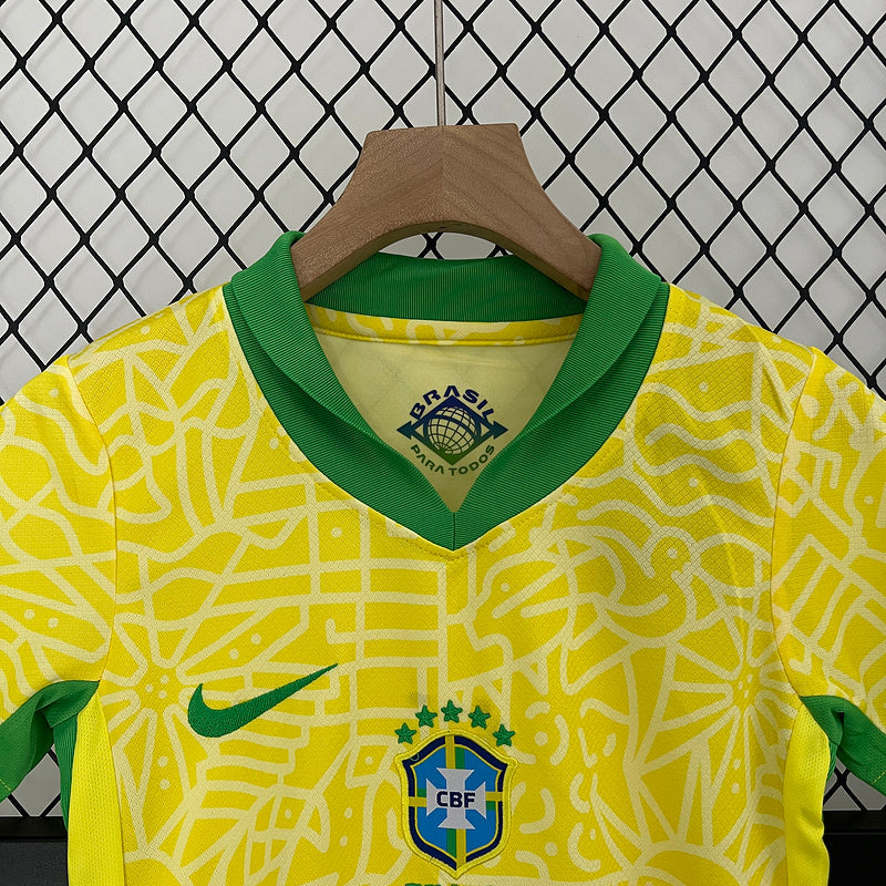 Kids Seleção Brasil l 24/25 - tejido y acabado