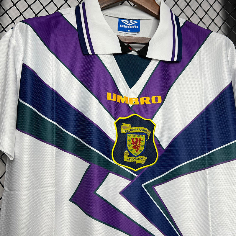 Camiseta Scotland ll Retro 1995/96 - tejido y acabado