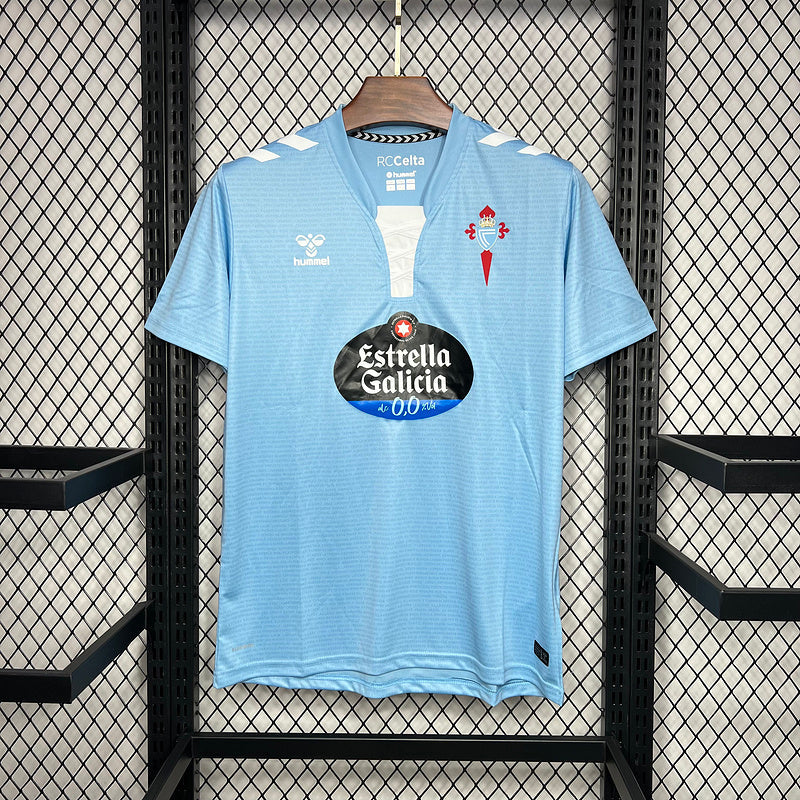 Camiseta Celta Vigo 24/25 - Home - Azul - detalle de la manga