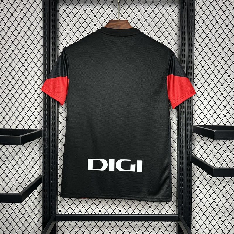 Camiseta Athletic Bilbao 24/25 - Preto e Vermelho - foto principal