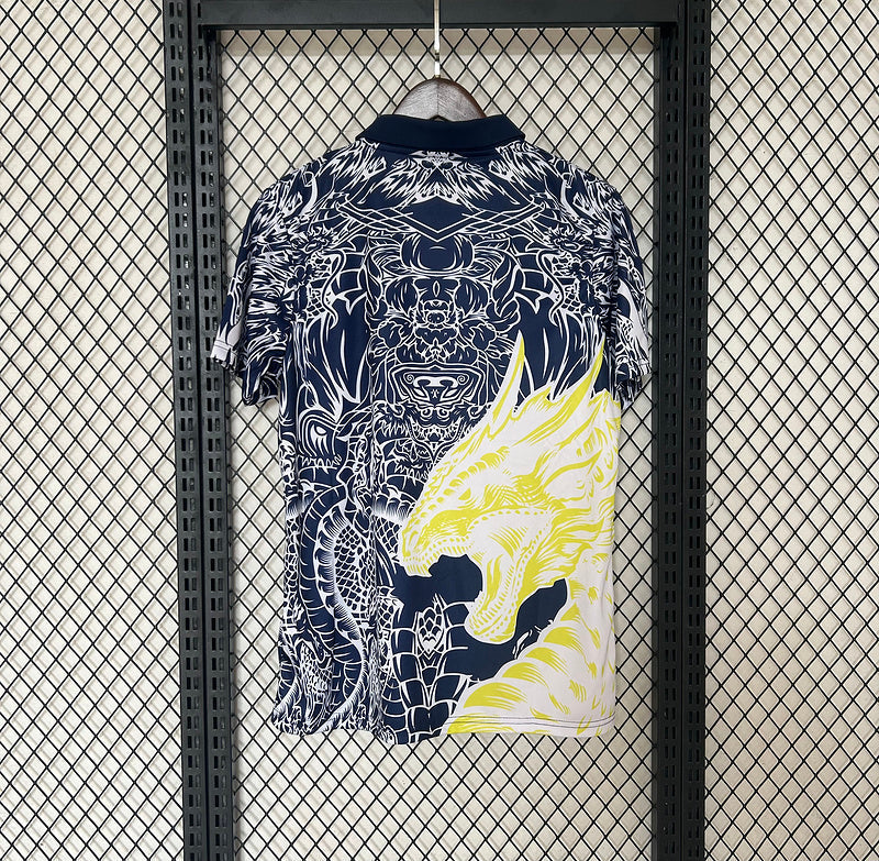Camiseta Edição Especial Real Madrid 24/25 Adidas - Azul - detalle del cuello
