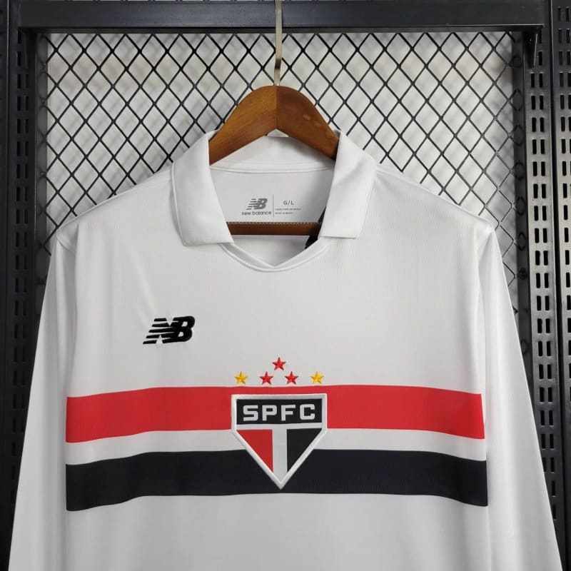 Camiseta 24∕25 Manga longa São Paulo Branco - foto principal