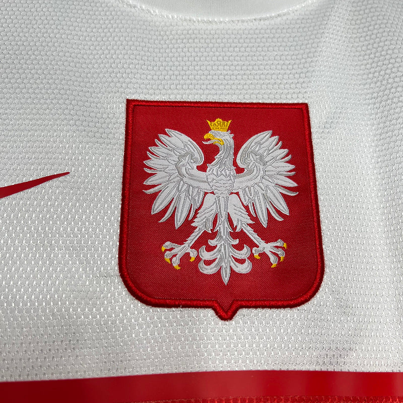 Camiseta Seleção Polonia l Retro 2012 - detalle del cuello