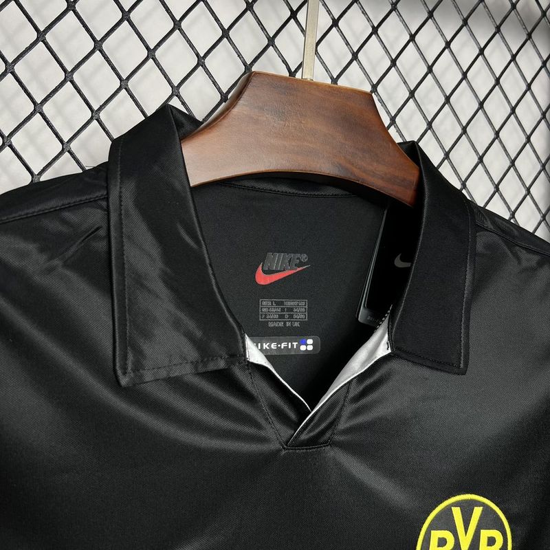 Camiseta Borussia Dortmund Retro II 1998 - tejido y acabado