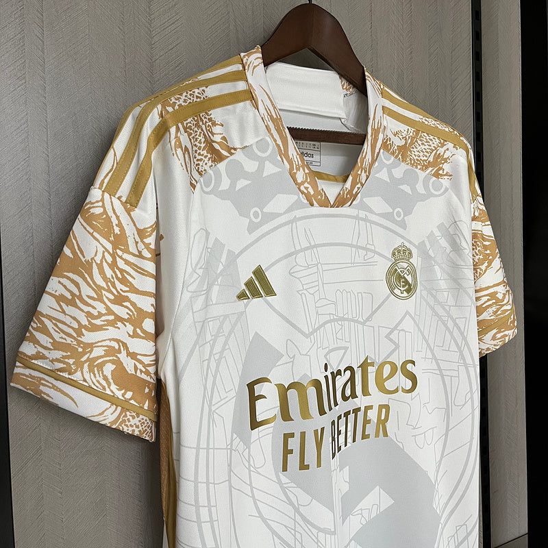 Camiseta 24∕25 Real Madrid Special Edition Platinum - detalle del cuello