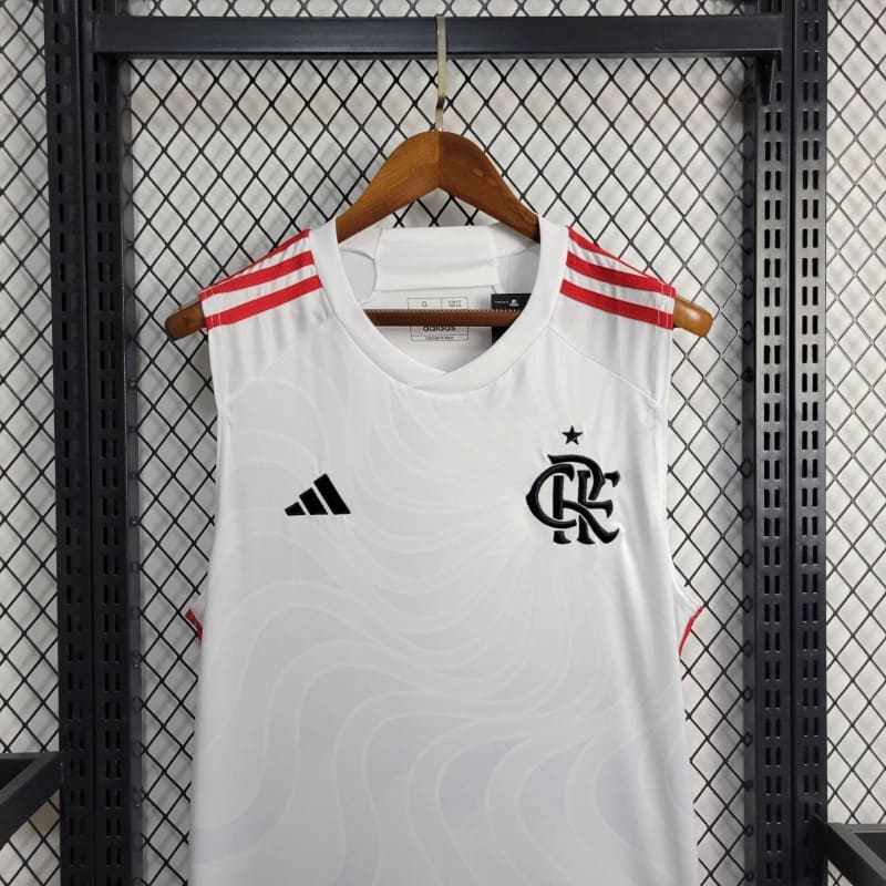 Regata do Flamengo ll 24/25 Branco - vista trasera