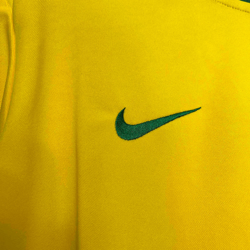 Camiseta Seleção Brasileira 1998 Reedição - detalle de la manga