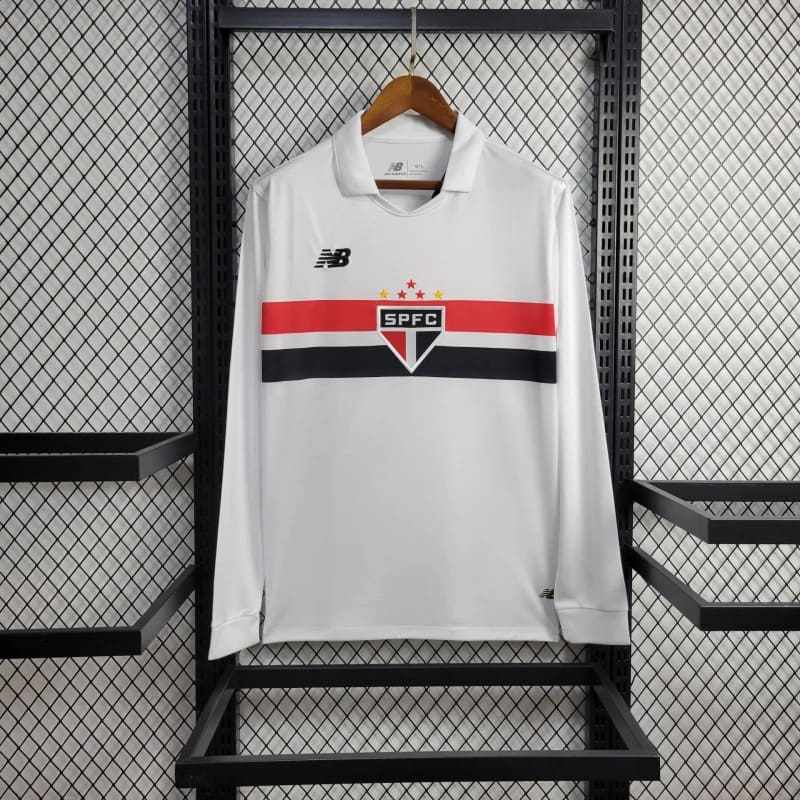 Camiseta 24∕25 Manga longa São Paulo Branco - foto principal