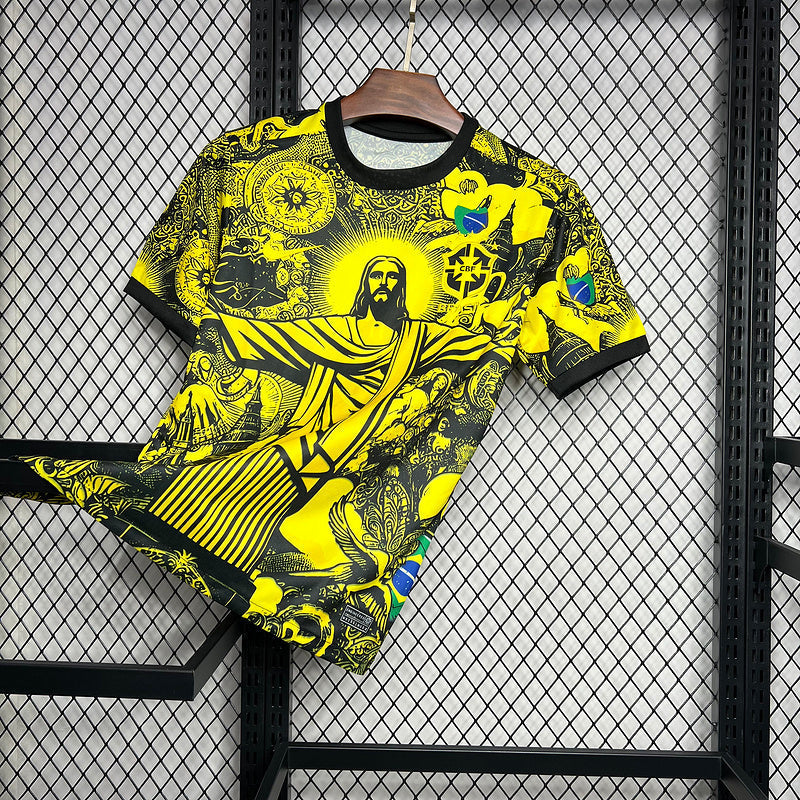 Camiseta 24∕25 Seleção Brasil Edição Especial Amarelo - foto principal