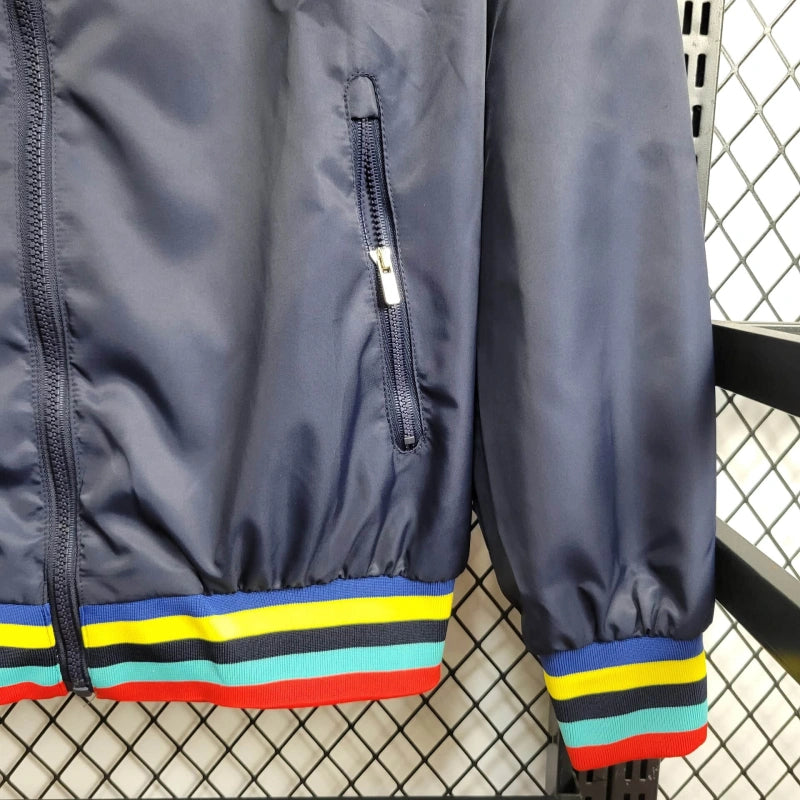 Windbreaker Seleção Brasileira 24/25 - Amarelo e Azul - detalle del cuello