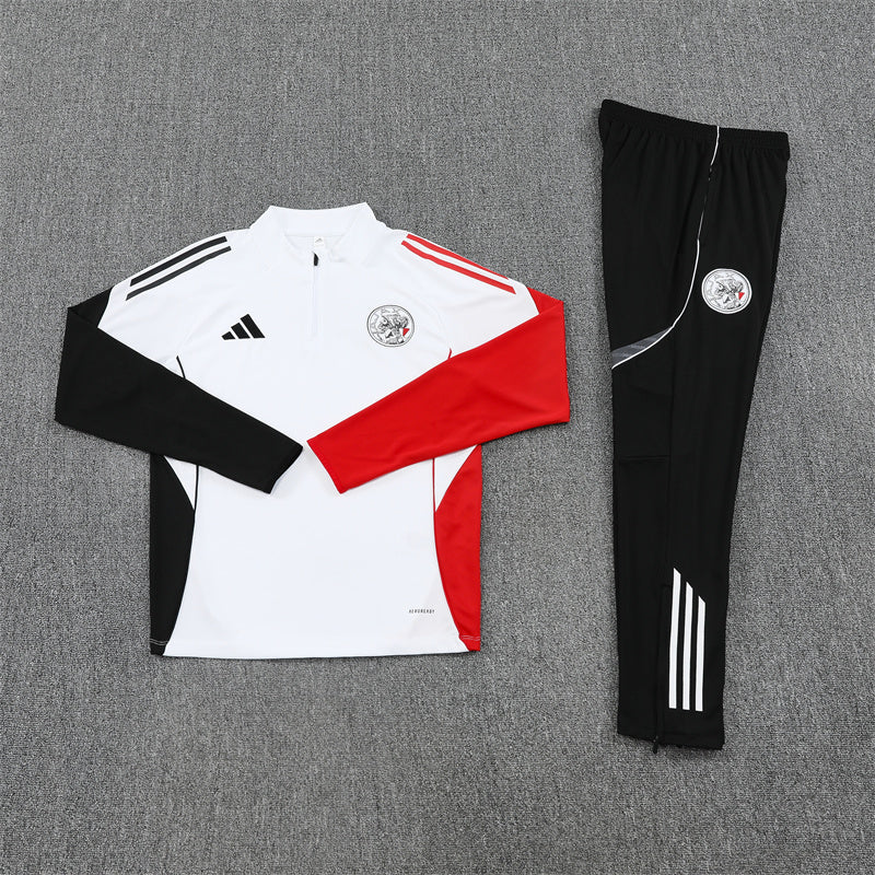 Training Suit Ajax 25/26 White - Winter - vista trasera