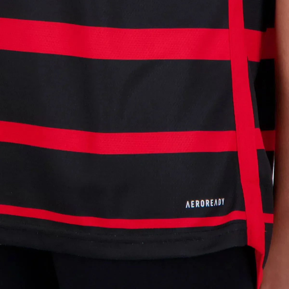 Camiseta Flamengo Feminina Adidas 2024/25 Home - tejido y acabado