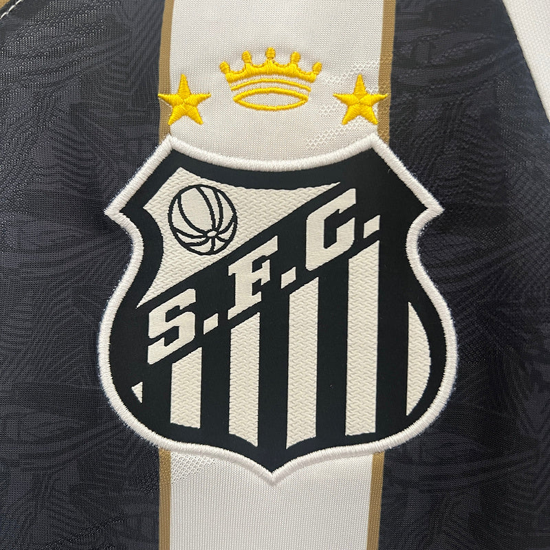 Camiseta 24∕25 Santos away all sponsors - detalle de la manga