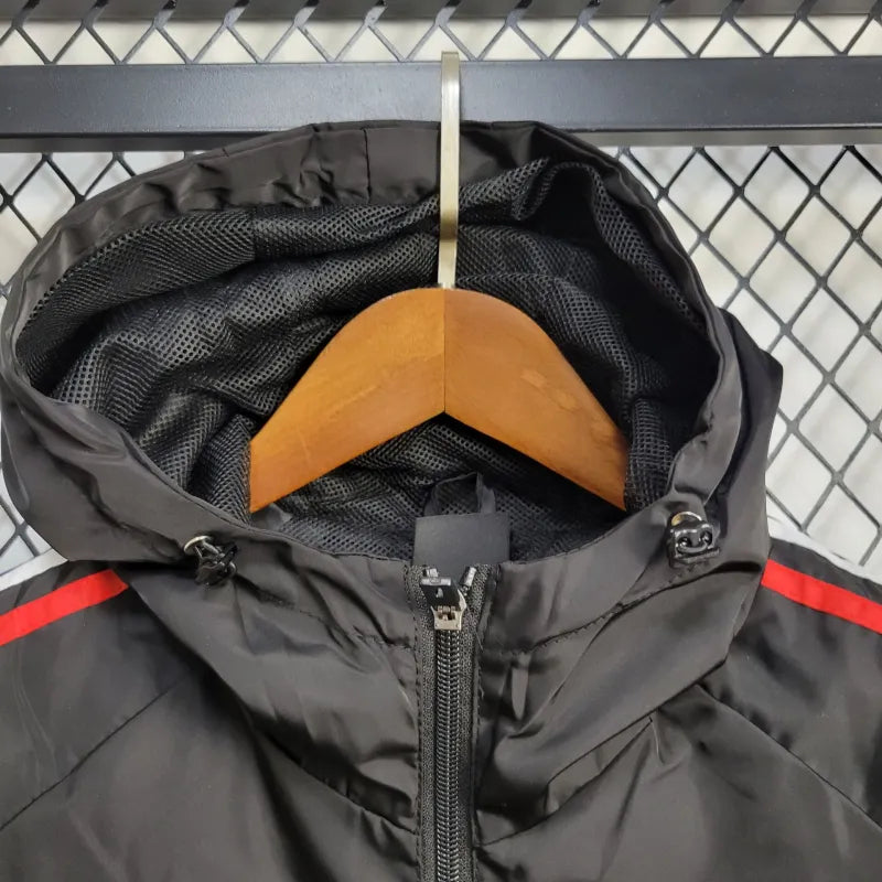 Windbreaker Benfica 24/25 - Preto e Vermelho