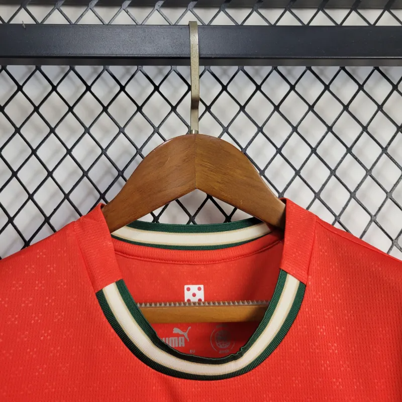 Camiseta Portugal Femenino 25∕26 - Vermelho - detalle de la manga