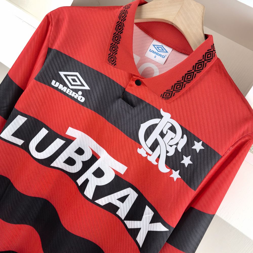 Camiseta Flamengo Retrô 1994 Manga Longa - vista trasera