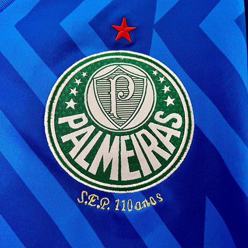 Camiseta 24∕25 Goalkeeper Palmeiras Blue - detalle de la manga