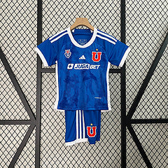 Kids University of Chile 24/25 Away - detalle de la manga