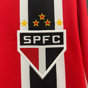 Camiseta 24∕25 Long Sleeve Sao Paulo Away - detalle del cuello